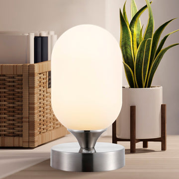 Eli 8" Bohemian Farmhouse Iron Rechargeable Integrated LED Table Lamp - JONATHAN Y